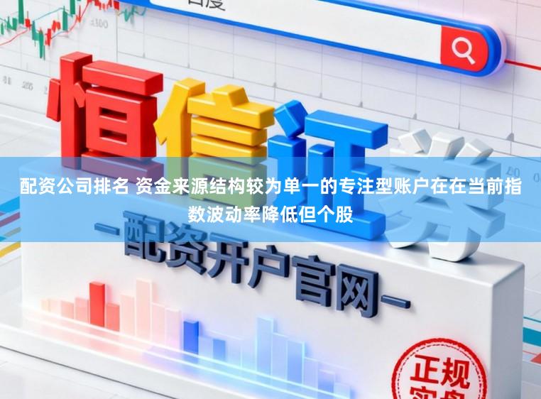 配资公司排名 资金来源结构较为单一的专注型账户在在当前指数波动率降低但个股